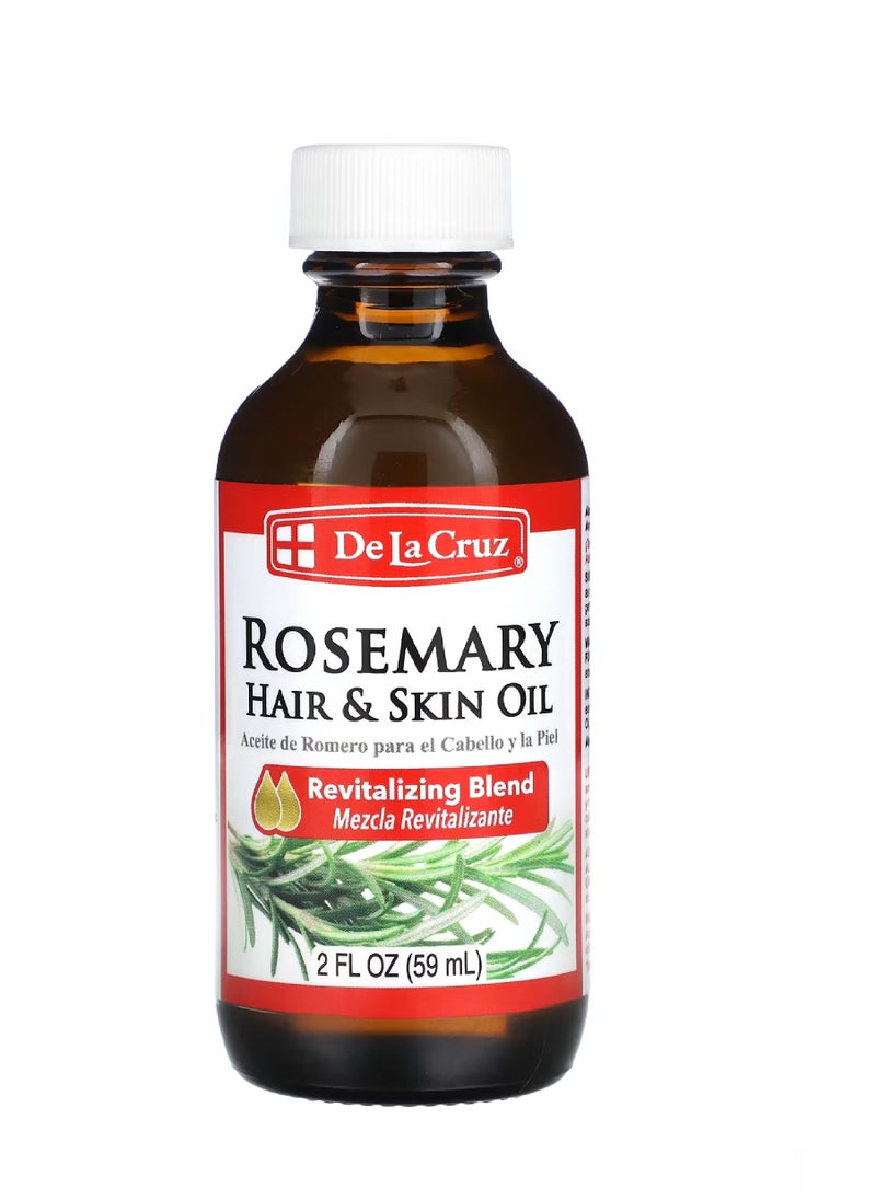 De La Cruz DELA CRUZ ROSEMARY HAIR&SKIN OIL 59ML 