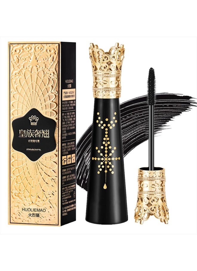 KlsyChry 4D Silk Fiber Lash Mascara, Lengthening and Thick, Long Lasting, Waterproof & Smudge-Proof, Liquid Lash Extension Mascara Black  - Image 1