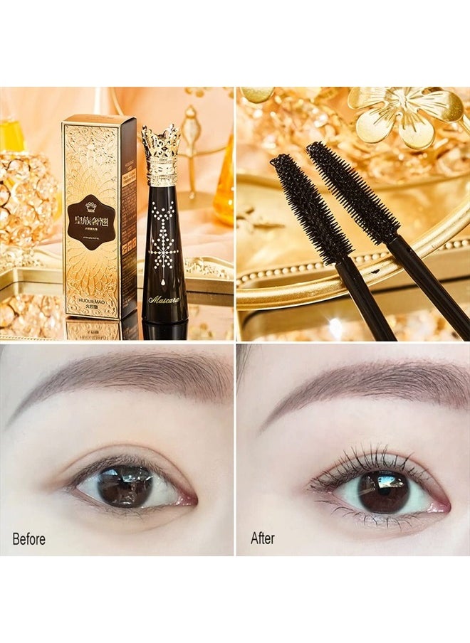 KlsyChry 4D Silk Fiber Lash Mascara, Lengthening and Thick, Long Lasting, Waterproof & Smudge-Proof, Liquid Lash Extension Mascara Black  - Image 5
