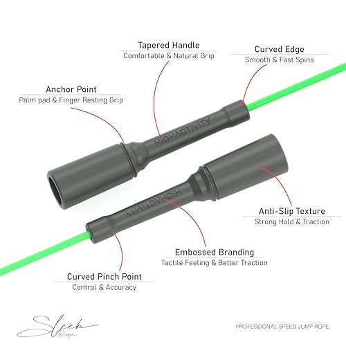 High Activity Pro Series Jump Rope – Professional Adjustable Speed Rope for Advanced Conditioning, Cardio & Fitness Training | Precision Engineered Design - Image 3