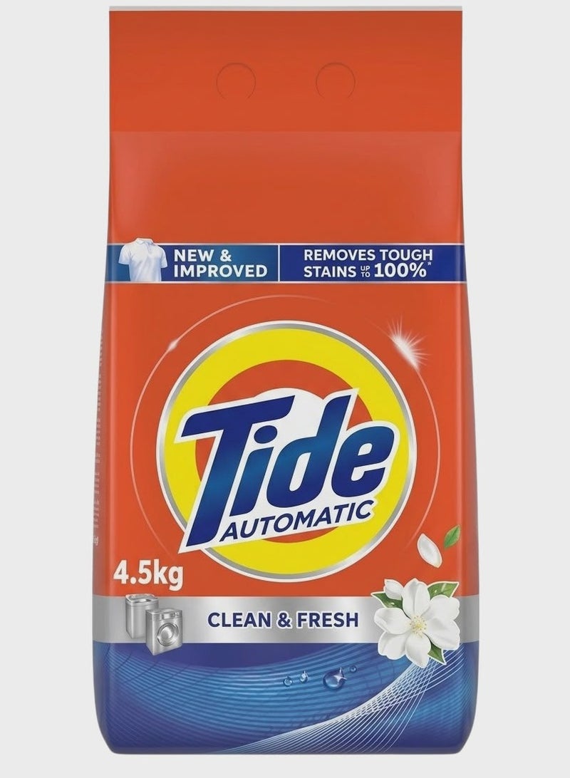 Tide Automatic Detergent Powder Clean & Fresh - 4.5kg - Image 1