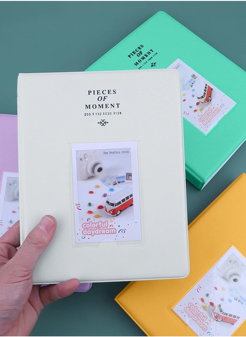 Generic 128 Pockets Mini Photo Al - Fits for Fujifilm Instax 11 9 8 90 25, Polaroid Snap PIC-300, Kodak 3-Inch Film(y White)  - Image 3