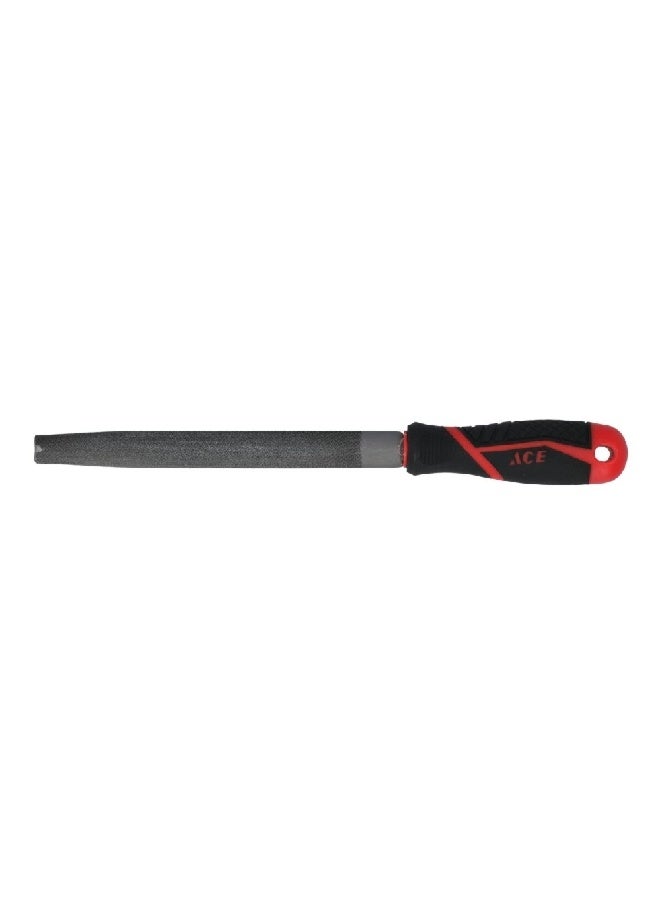 ACE Highly Precised Tapered Design Smooth and Sharp Second Cut Tpr Grip Handle Round File Multicolour 203 mm XM18010615 - Image 1