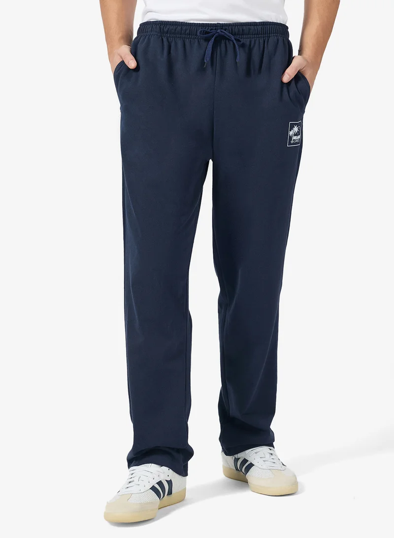 سفنتي فايف بيسيكس بنطال رياضي مريح بتصميم شعار