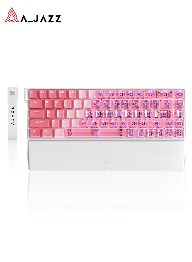 A-jazz AK680 V2 HE Fast-Trigger Mechanical Gaming Keyboard, 60% Wired, Hall-Effect Magnetic Switches, Hot-Swappable Magnetic Switches, Fast-Trigger Mode with Adjustable Trigger Speed, 8000 Hz Polling Rate, RGB Mini Keyboard, 60% Compact Design, Suitable for PC and Esports - Image 2