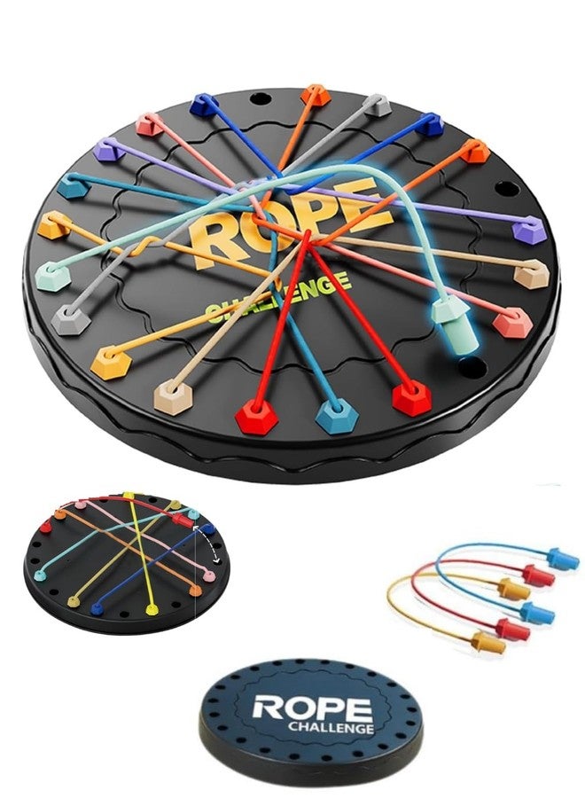 Calyxia Rope Puzzle Game for Kids & Adults | Brain Teaser Strategy Board Toy | Logical Thinking & Problem Solving Game | Family Fun Party Challenge Brain Development - Image 1