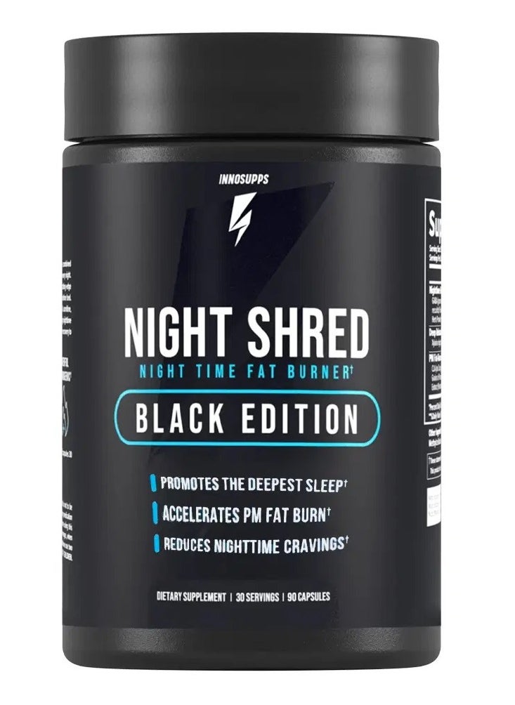 Inno Night Shred Night Time Fat Burner Black Edition 90 Capsules