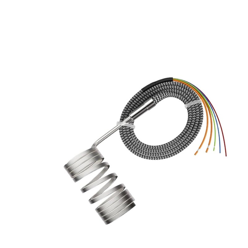 Hot Runner Spring Heating Ring Stainless Steel Injection Molding Machine Nozzle with Temperature Sensing Wire(ID18 13-15circle) - Image 1