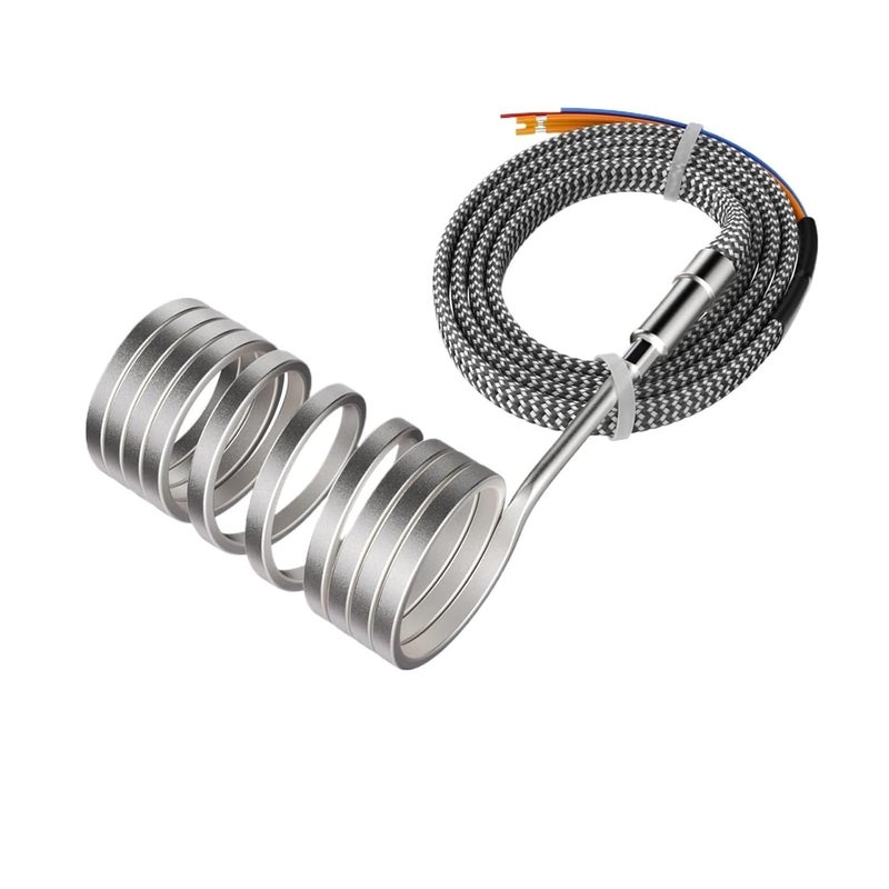Hot Runner Spring Heating Ring Stainless Steel Injection Molding Machine Nozzle with Temperature Sensing Wire(ID18 13-15circle) - Image 2