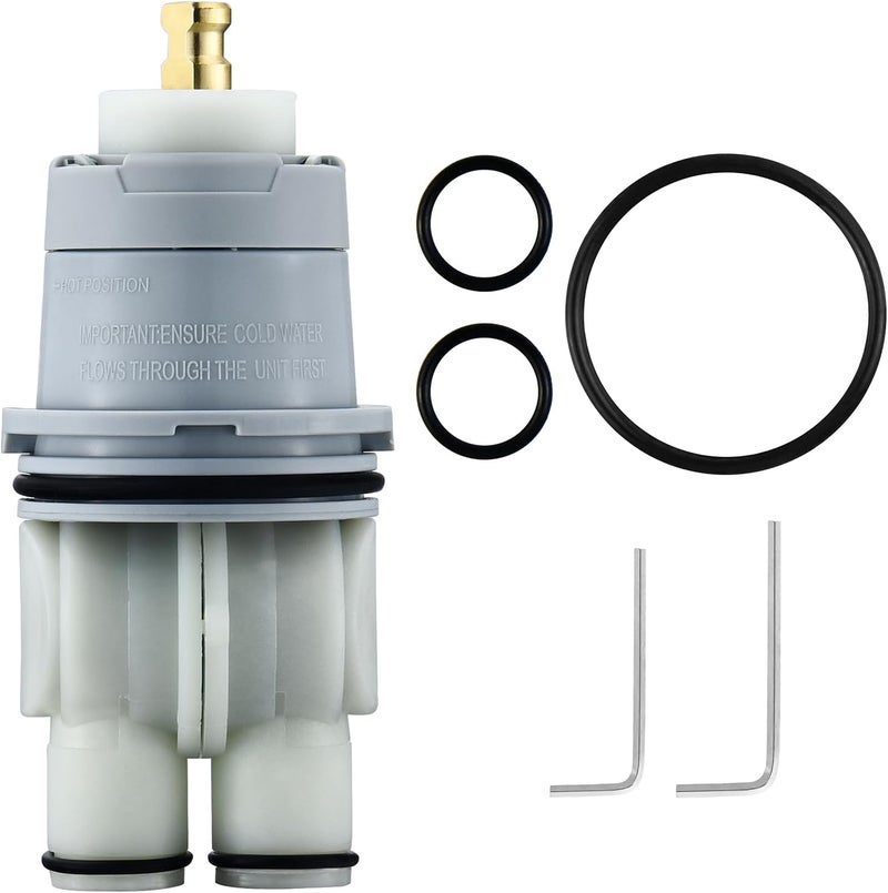 Ahenbal RP46074 Shower Cartridge, Compatible with Delta 13/14 Series Shower Faucet, Replacement Monitor MultiChoice Cartridge, Single Handle Universal Shower Cartridge Repair Assembly with RP22734 Bonnet Nut - Image 1