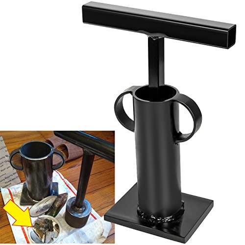 Sunluway Rock Crusher Heavy Duty Gold Prospecting Frit Maker Glass Breaker Ore Crusher Gold Panning Mining Pulverizer Mine Prospecting Stone Rock Hound Gold Rush - Image 1