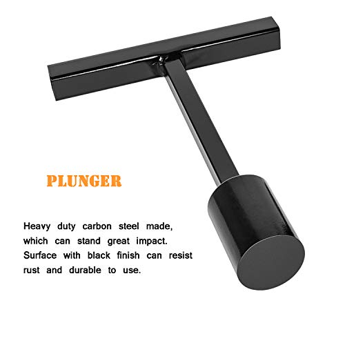 Sunluway Rock Crusher Heavy Duty Gold Prospecting Frit Maker Glass Breaker Ore Crusher Gold Panning Mining Pulverizer Mine Prospecting Stone Rock Hound Gold Rush - Image 4