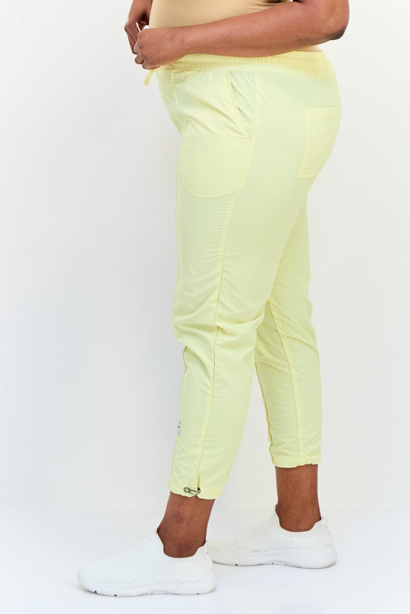 The Giving Movement Women Regular Fit Solid Skinny Pants, Light Yellow - Image 2