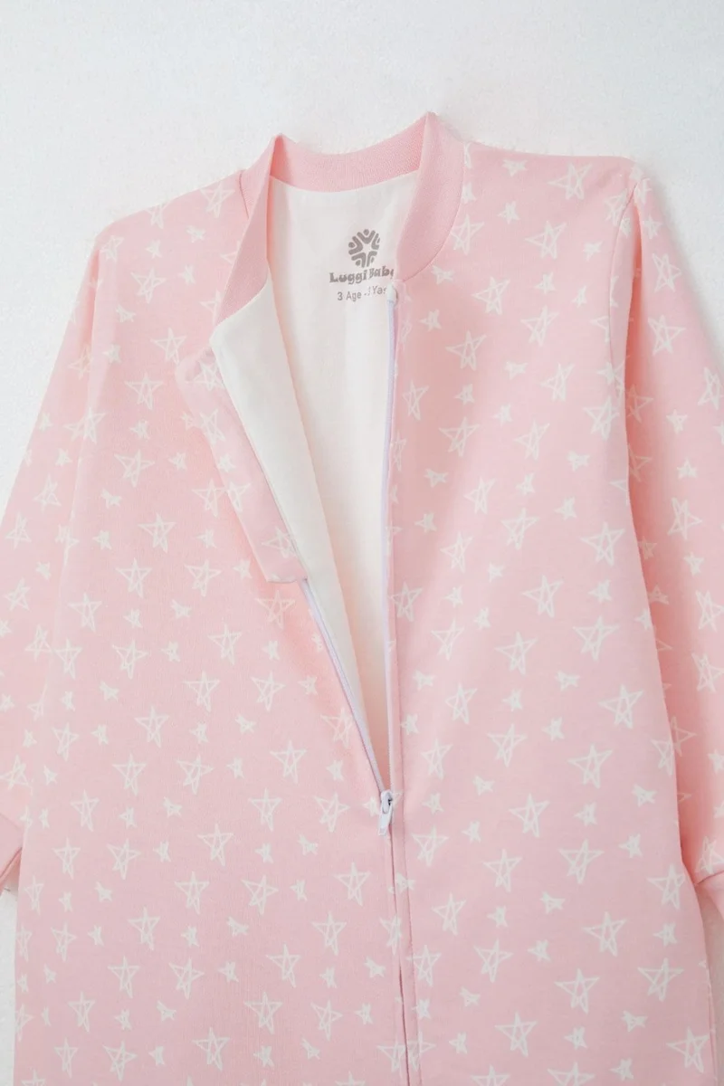 Luggi Baby Girl Sleeping Bag Star Patterned 1-6 Years, Pink