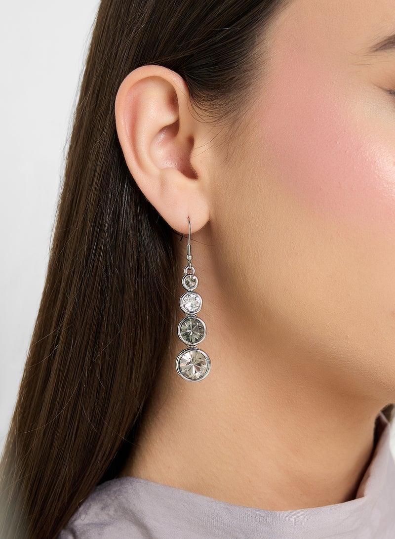 Karen Millen Crystal Teardrop Earrings  - Image 4