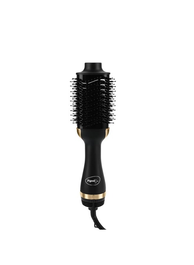 Pigeon Pretti 1200 Watts Volumizer Hair Dryer| 3 Temperature settings (Activated charcoal bristles)| Ceramic coated Brush head| Ionic technology| One Step Styler| 360 Degree Swivel Cord| For Women| 2 Years Warranty - Image 1