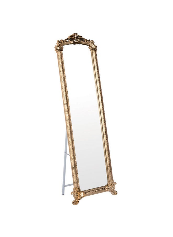 JCB CHIC Full Length Standing Mirror with Decorative Frame，Full Body Mirror, Free Standing Floor Mirror，Metal Floor Mirror Leaning/Hanging Dressing Mirror for Bedroom Living Room - Image 4
