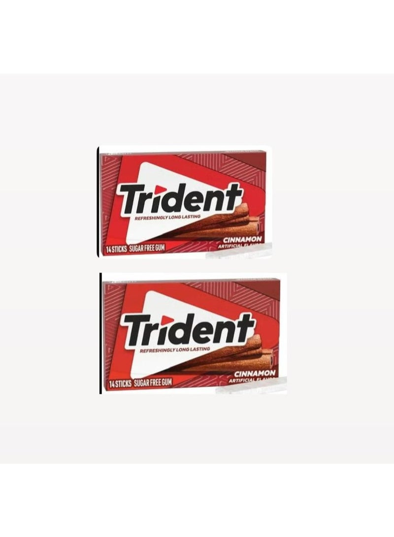 ترايدنت 2علكة ترايدنت بنكهة القرفة