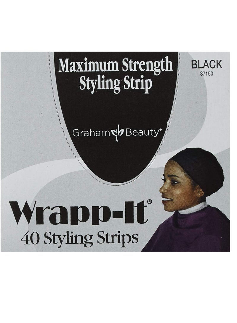 Graham Graham Beauty Wrapp-it Styling Strips, Black - Image 3