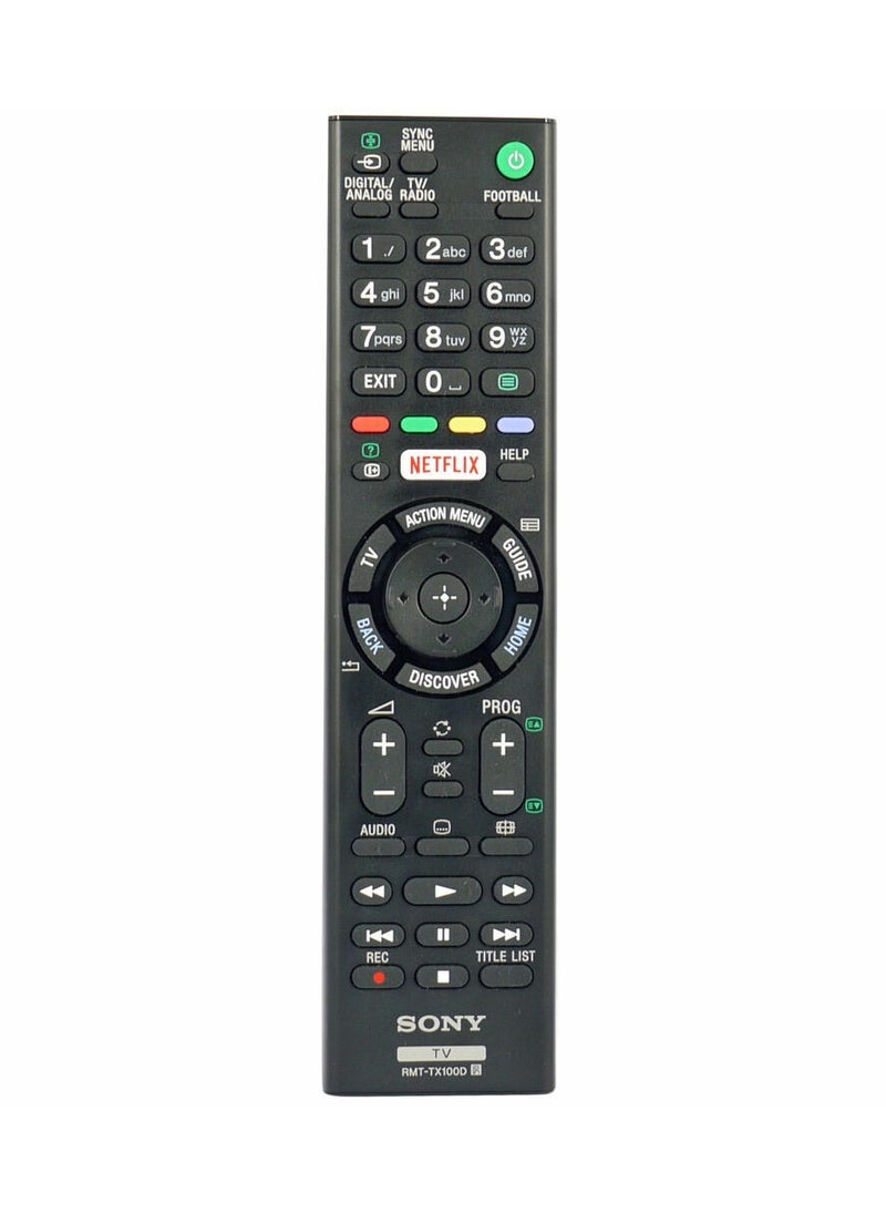 Generic - New RMT-TX200E Replaced Remote Control Fit for Sony Bravia LCD TV XBR-49X707D XBR-49X835D KD-55XD9305 KD-65X7505D KD-55XD7004 KD-55XD8005 Sub Controller RMT-TX100D - Image 1