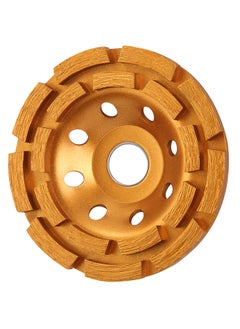KSEIBI 4-1/2-Inch Diamond Cup Wheel Double Raw for Concrete. Diamond Grinding Discs for Polishing and Cleaning Stone, Cement, Marble, Rock, Granite, Porcelain, Tile Removal, Angle Grinder Discs.  - Image 1