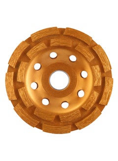KSEIBI 4-1/2-Inch Diamond Cup Wheel Double Raw for Concrete. Diamond Grinding Discs for Polishing and Cleaning Stone, Cement, Marble, Rock, Granite, Porcelain, Tile Removal, Angle Grinder Discs.  - Image 2