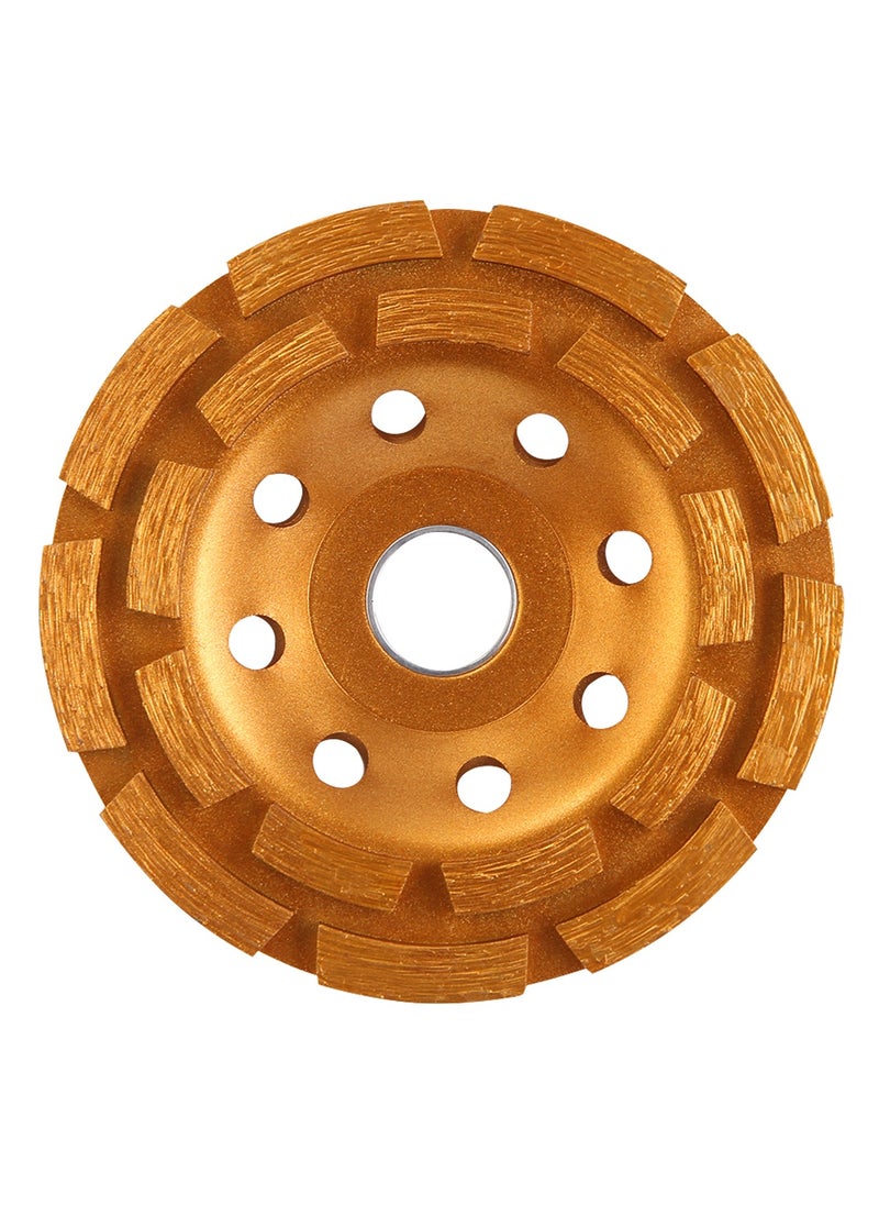 KSEIBI 4-1/2-Inch Diamond Cup Wheel Double Raw for Concrete. Diamond Grinding Discs for Polishing and Cleaning Stone, Cement, Marble, Rock, Granite, Porcelain, Tile Removal, Angle Grinder Discs.  - Image 2