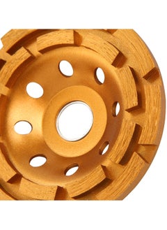KSEIBI 4-1/2-Inch Diamond Cup Wheel Double Raw for Concrete. Diamond Grinding Discs for Polishing and Cleaning Stone, Cement, Marble, Rock, Granite, Porcelain, Tile Removal, Angle Grinder Discs.  - Image 4