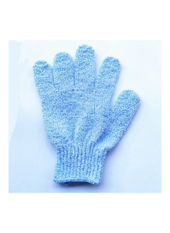 NIBEMINENT Bubble Bath Towel Glove Blue 15x12cm 