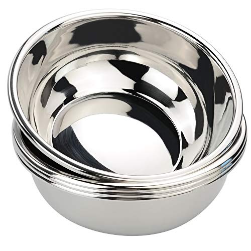 Ggbin 18/10 Stainless Steel Mixing Bowls, Heavy Duty Metal Salad Bowls, 1.5 Quart, Set of 4 - Image 1