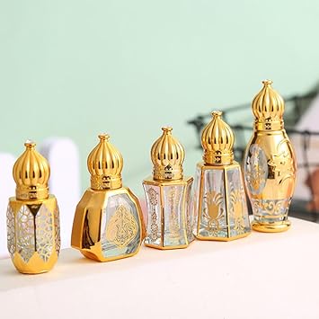Healifty 4 قطع زجاجات رول أون فارغة للزيوت الأساسية 6 مل زجاجات عطر مصغرة للسفر حاويات ماء - Image 4