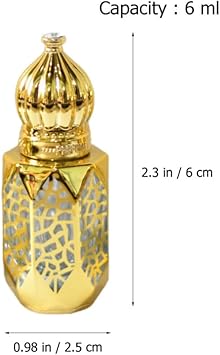 Healifty 4 قطع زجاجات رول أون فارغة للزيوت الأساسية 6 مل زجاجات عطر مصغرة للسفر حاويات ماء - Image 5