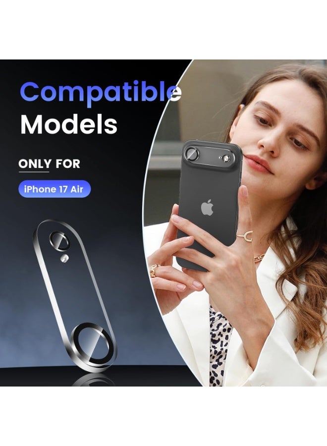 Tempered Glass Camera Lens Protector for iPhone  Air, Ultra HD, 9H Hardness, Anti-Scratch, Case Friendly, Easy to Install [No Affect on Night Shots] - Image 2
