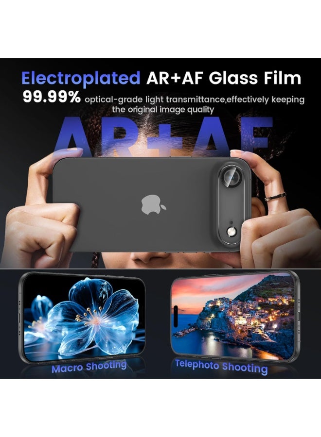 Tempered Glass Camera Lens Protector for iPhone  Air, Ultra HD, 9H Hardness, Anti-Scratch, Case Friendly, Easy to Install [No Affect on Night Shots] - Image 3