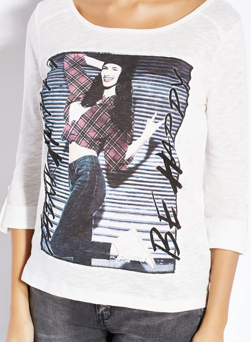 ONLY Fem Printed Top