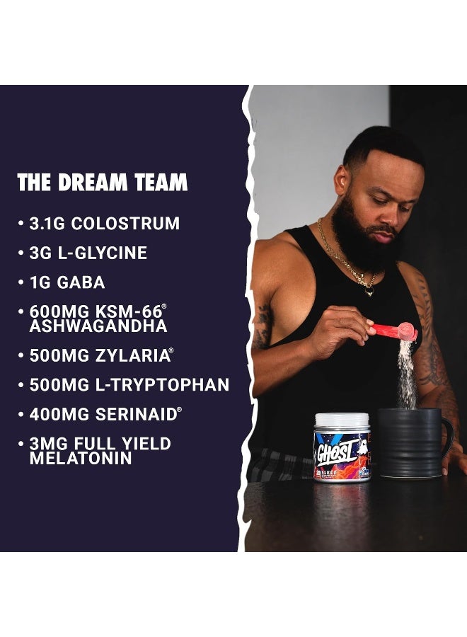 Ghost Sleep Dietary Supplement, Blue Dream - Recovery & Rest With Premium Ingredients Including Melatonin, Colostrum & Ashwagandha – Supports Sleep Quality - Gluten-Free & Sugar-Free - Image 3
