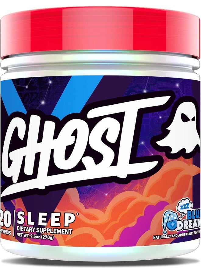 Ghost Sleep Dietary Supplement, Blue Dream - Recovery & Rest With Premium Ingredients Including Melatonin, Colostrum & Ashwagandha – Supports Sleep Quality - Gluten-Free & Sugar-Free - Image 1