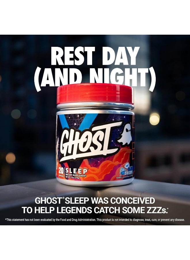 Ghost Sleep Dietary Supplement, Blue Dream - Recovery & Rest With Premium Ingredients Including Melatonin, Colostrum & Ashwagandha – Supports Sleep Quality - Gluten-Free & Sugar-Free - Image 2