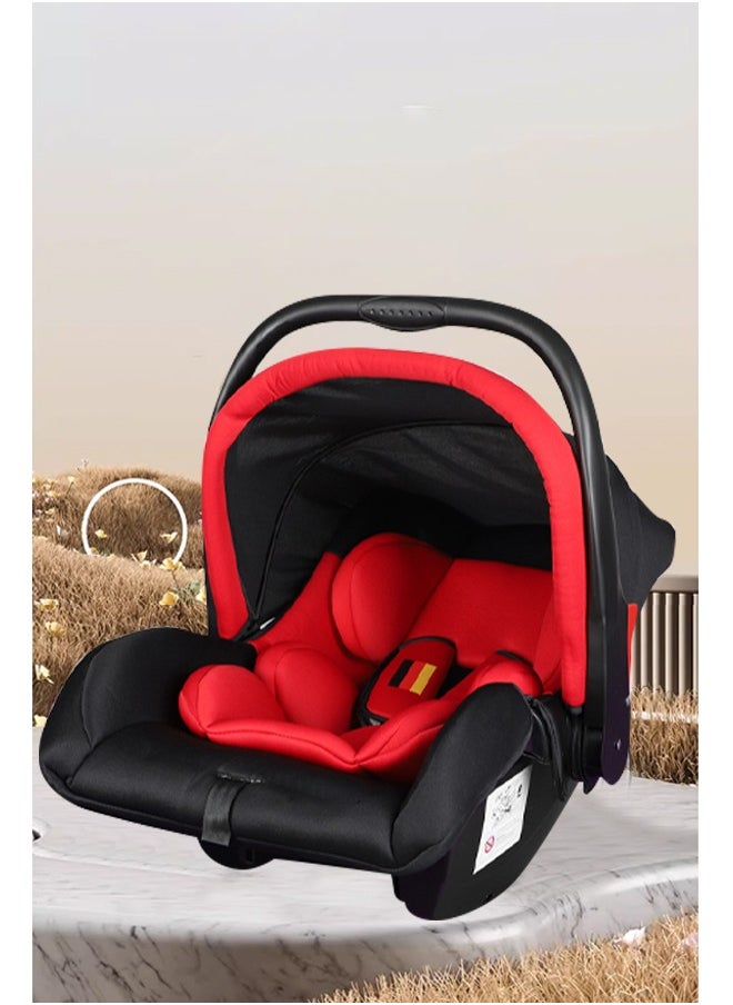 Occuwzz - Infant Safety Seat Sponge Cushion Secure Protection Portable Baby Car Seat Red - Image 1