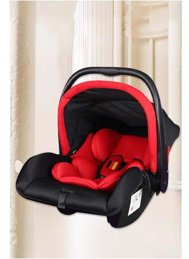 Occuwzz - Infant Safety Seat Sponge Cushion Secure Protection Portable Baby Car Seat Red - Image 1