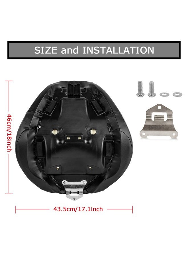 psler Front Rider Driver Seat Pillion Cushion For Shadow ACE VT750 1998-2003 - Image 4