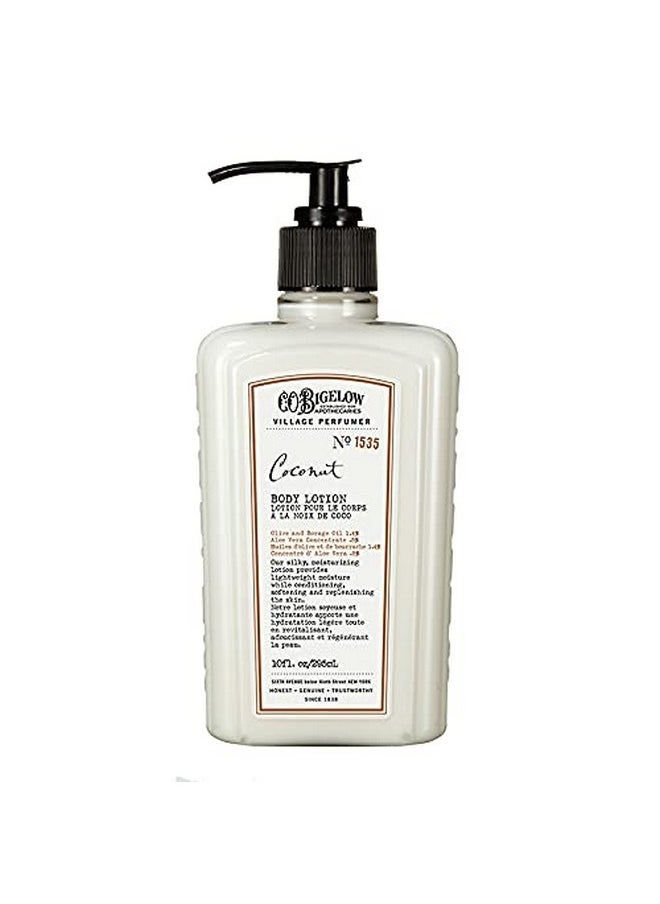 C. O. Bigelow C.O. Bigelow Coconut Moisturizing Body Lotion For Women And Men Village Perfumer Lotion With Olive Oil Borage Oil And Aloe Vera 10 Fl Oz  - Image 5