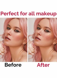 Excefore Freckles Temporary Tattoos, 6 Sheets 12 Pcs Face Temporary Tattoo Stickers Waterproof Natural Looking Fake Tattoos Freckle Patch, Makeup Accessories for Women  - Image 2