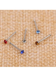 KUAZIVI 60pcs Stainless Steel Nose Stud 1.8mm Size Nose Rings Studs  - Image 4