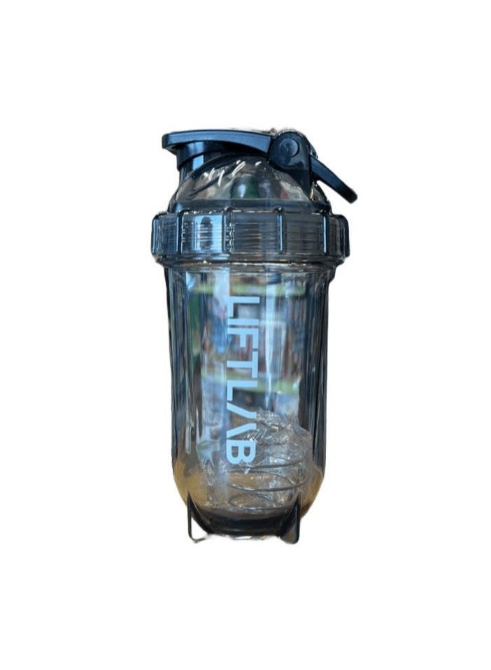 ليفت لاب شيكر بروتين شفاف - 600 مل - رمادي