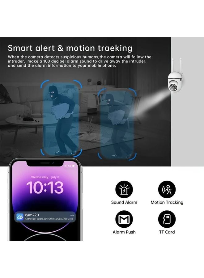 JOOAN 1080P 2.4G WiFi Security Camera With 32G Card Auto Tracking Full Color Night Vision - Image 4