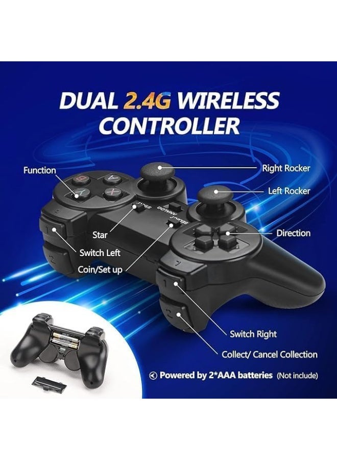 Wireless Retro Game Stick - 15000 Classic 8-Bit Games - 4K HDMI Output - Dual Player Plug & Play Video Game Console - Image 2