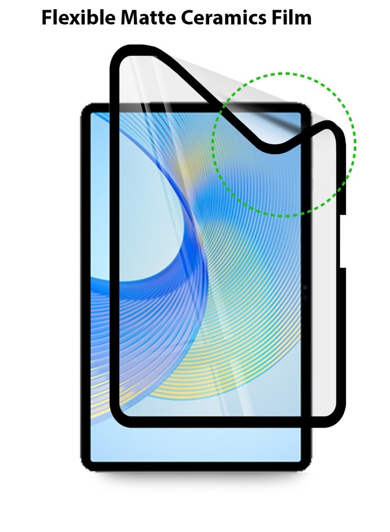 Techie 9D Matte Ceramic Film Screen Protector For Honor Pad X9 / X8 Pro 11.5 Inch 2023 - Premium Anti-Fingerprint Shield, Smooth Touch, Bubble-Free Installation  - Image 4