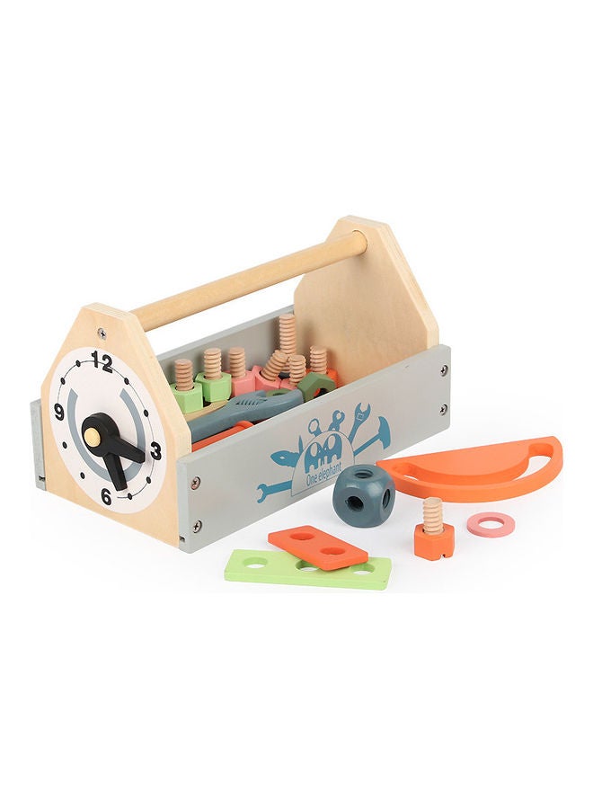 NIBEMINENT Kids Puzzle Maintenance Portable Toolbox Toys 23x13.5x12.8cm - Image 3