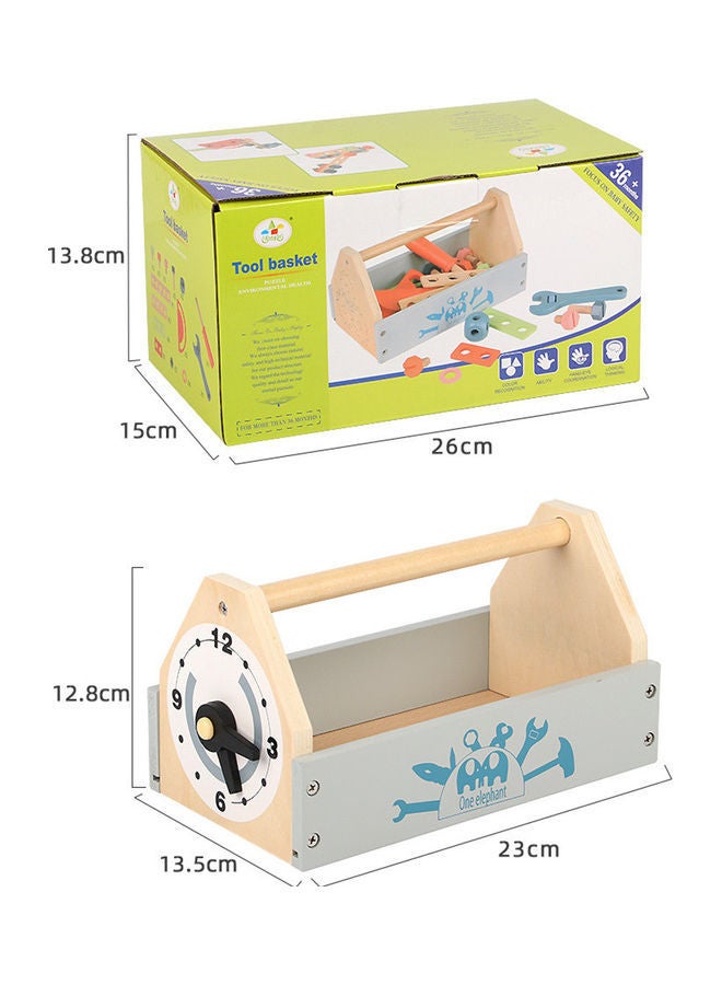 NIBEMINENT Kids Puzzle Maintenance Portable Toolbox Toys 23x13.5x12.8cm - Image 4